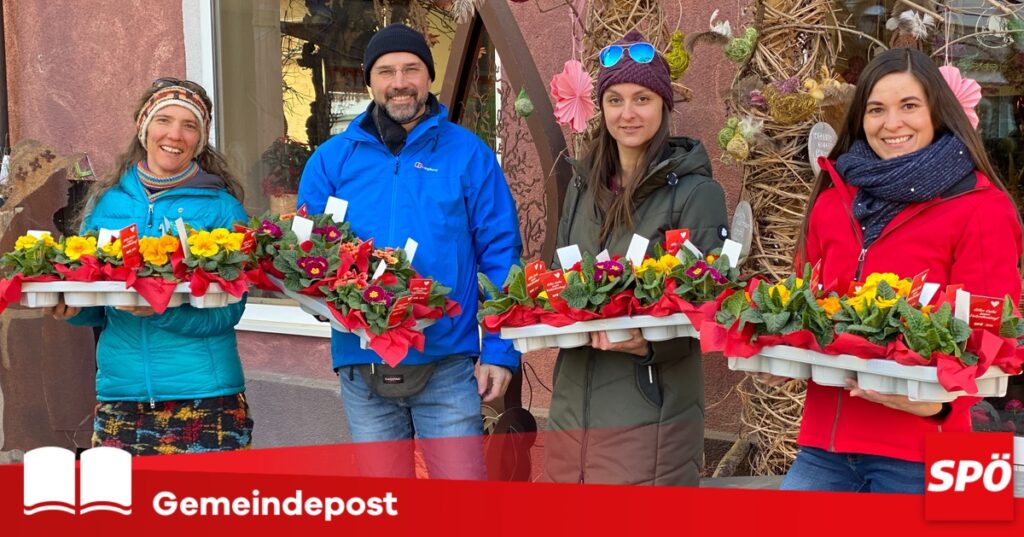 Fr&uuml;hlingsgr&uuml;&szlig;e vom B&uuml;rgermeisterteam!